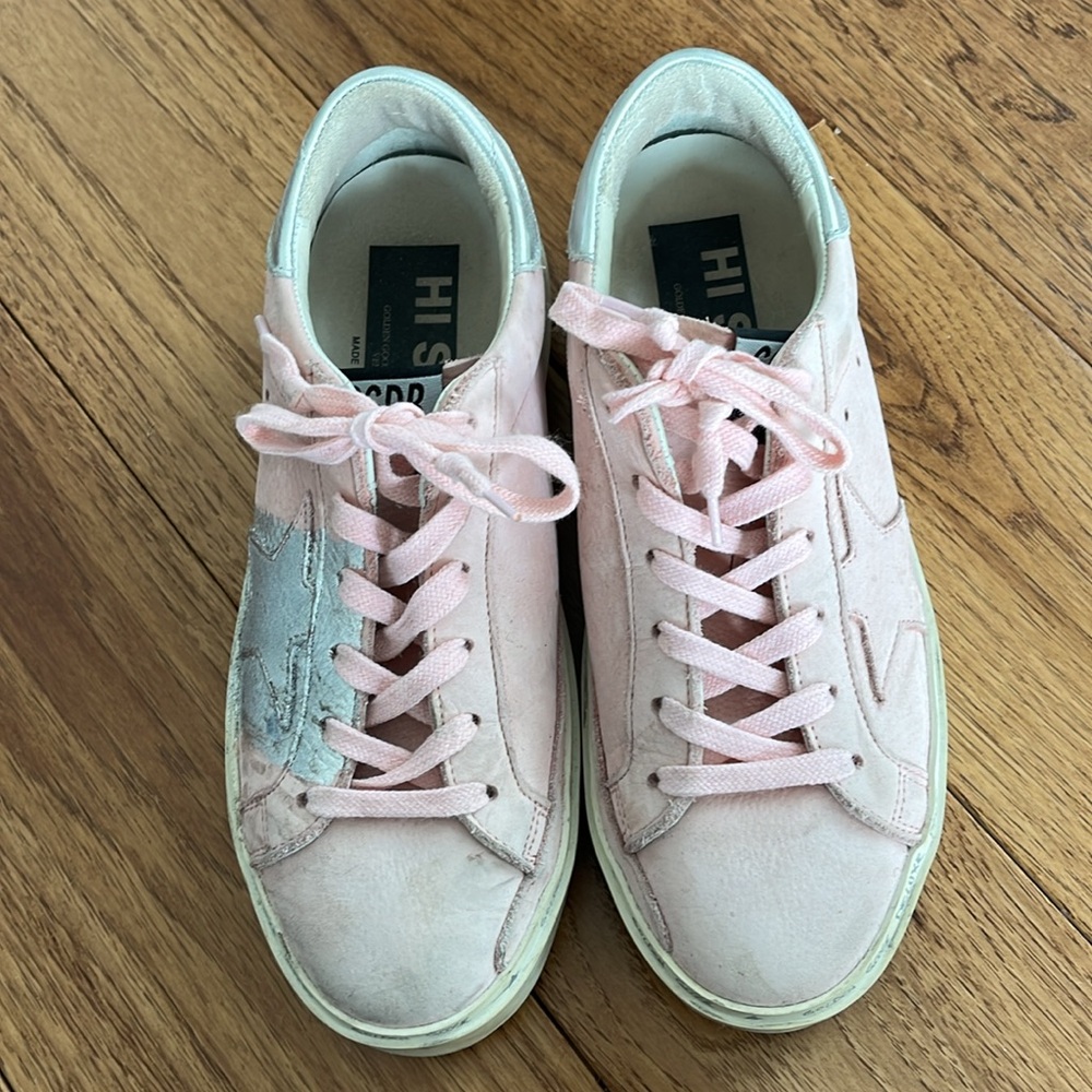 Golden goose 37 pink sneakers ggdb hi star - Picture 8 of 8